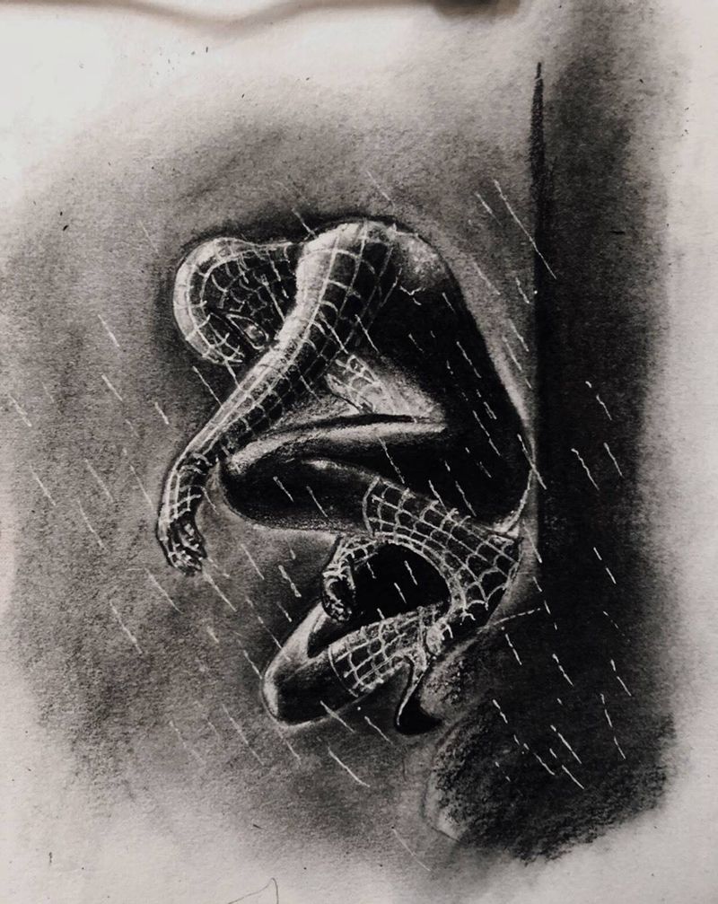 Spider-Man纹身图片