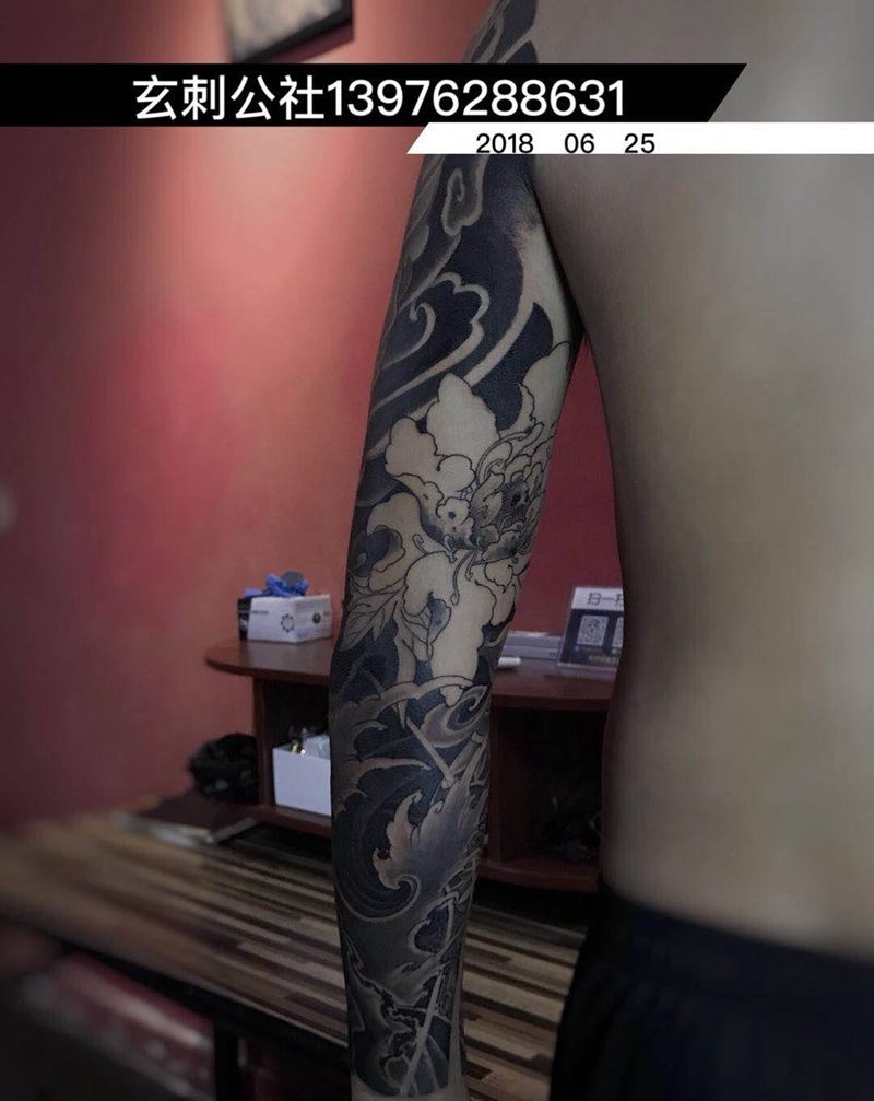 嘎巴拉未完纹身图片