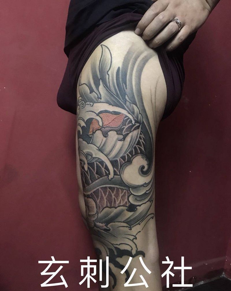 鱼纹身图片