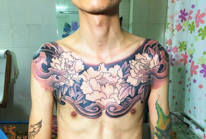 大V未完纹身图片