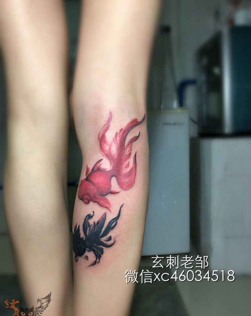 金鱼纹身图片