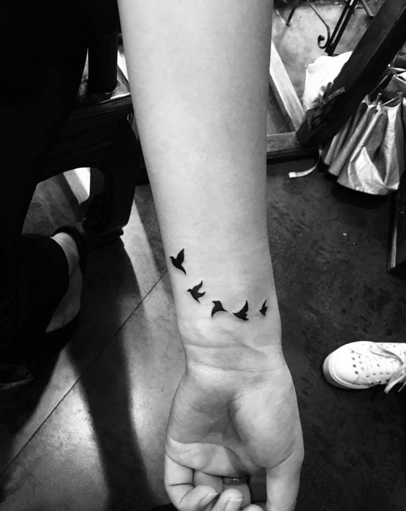 小清新纹身纹身图片_清新重庆纹身图案