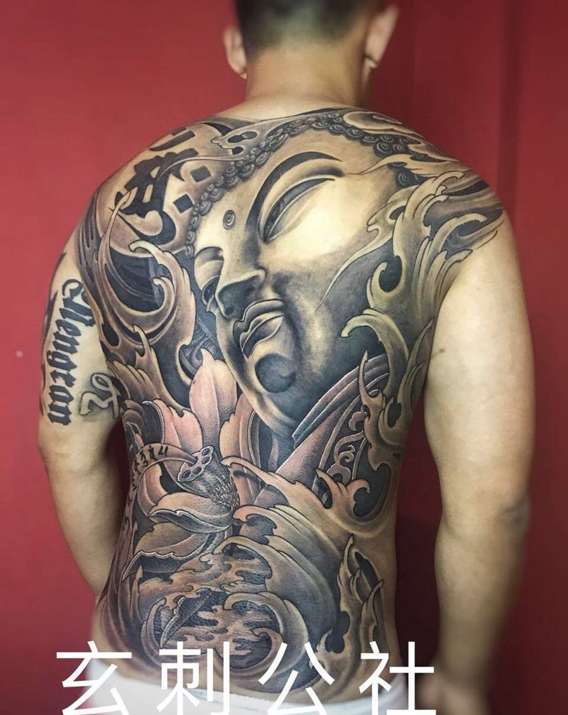 大日如来纹身图片