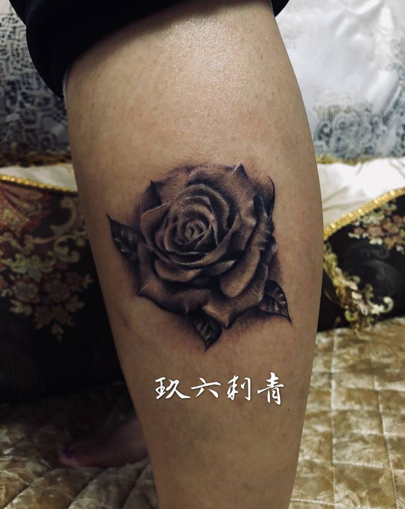 玫瑰纹身图片