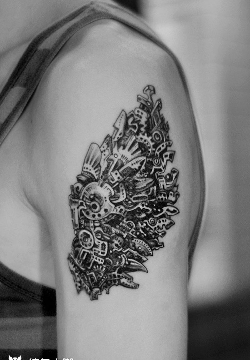 机械纹身纹身图片