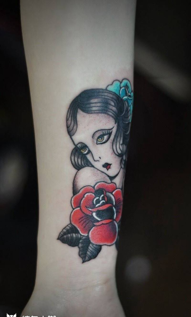 欧美人物纹身纹身图片_欧美人物重庆纹身图案