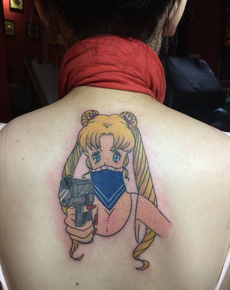 美少女战士纹身图片