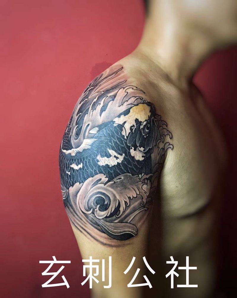 锦鲤纹身图片