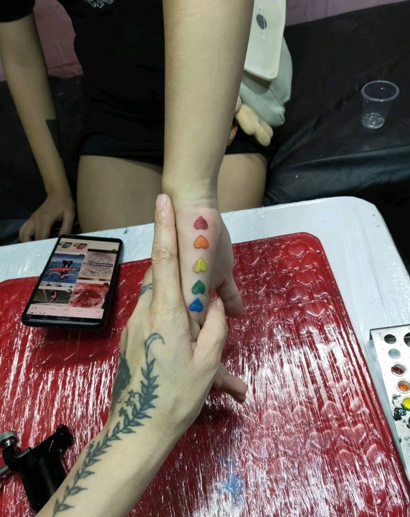 小清新纹身图片_手部纹身图案