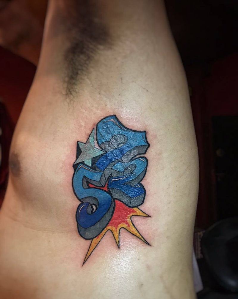 数字725,椰树姐妹扎纹身图片