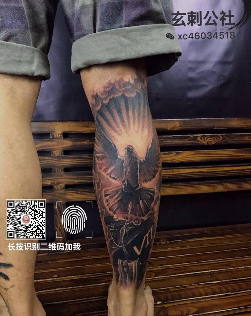 和平鸽纹身图片