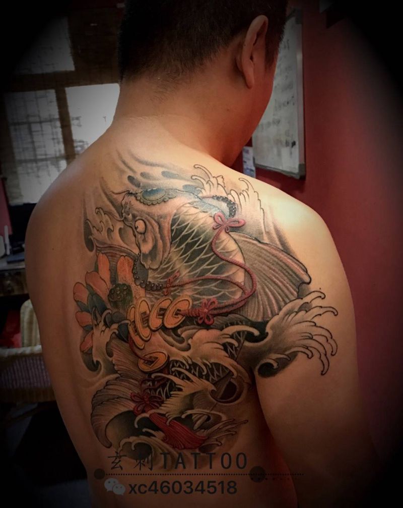 鲤鱼纹身图片