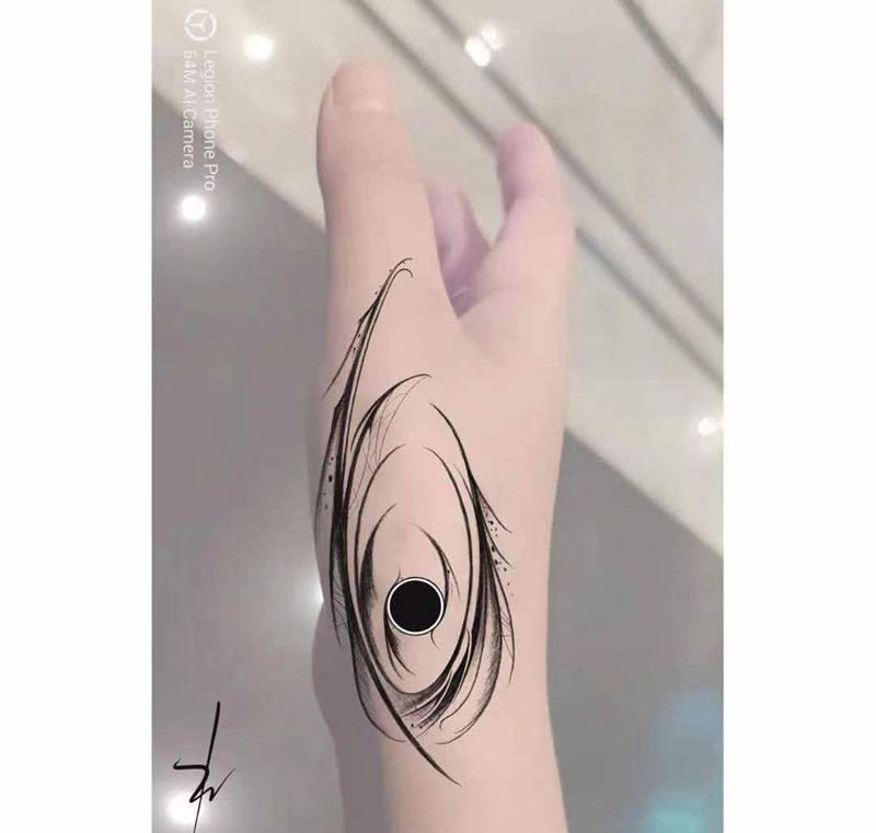 暗黑花体纹身图片_暗黑花体字意识流纹身图案