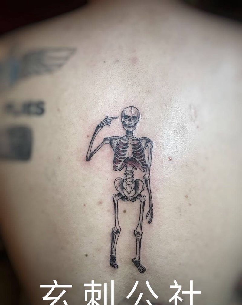 骷髅纹身图片