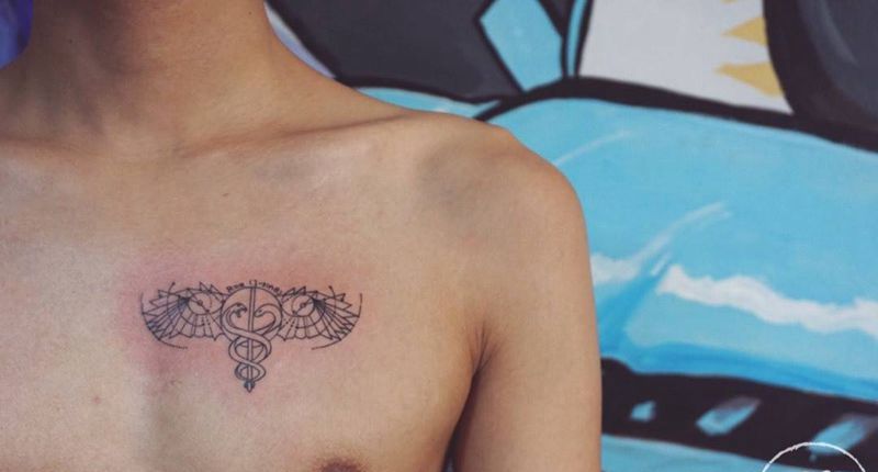 医学生的荣耀纹身图片