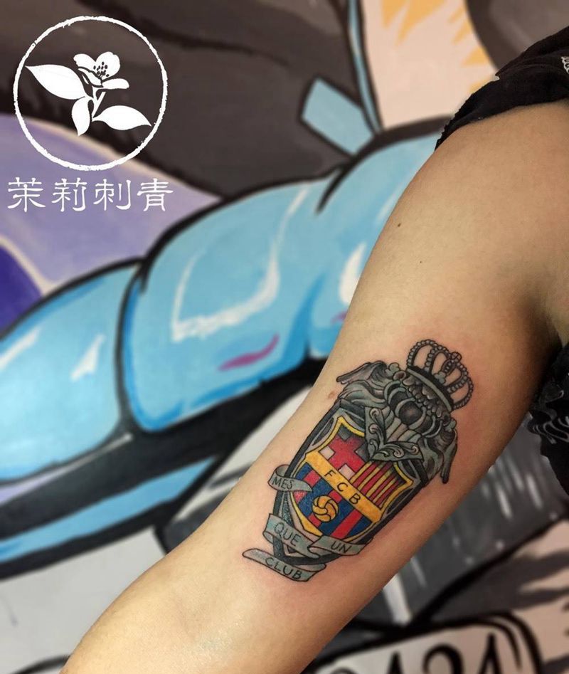 巴塞罗那纹身图片