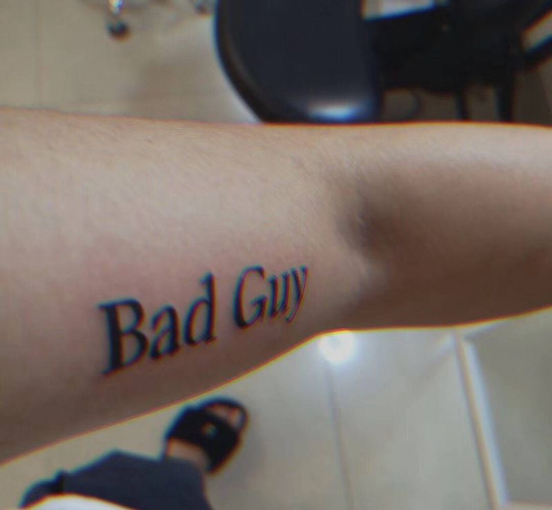 bad guy纹身图片