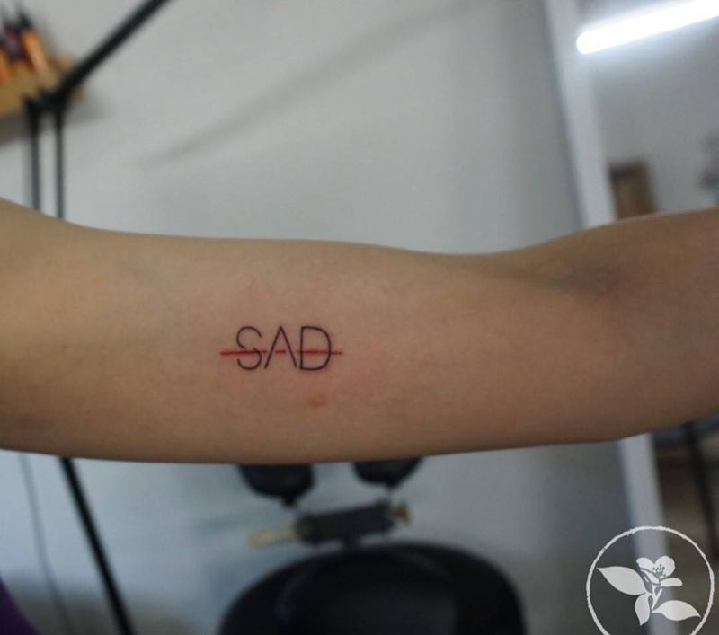 sad纹身图片