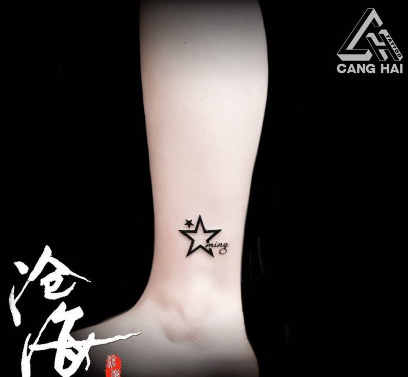 五角星⭐️纹身图片