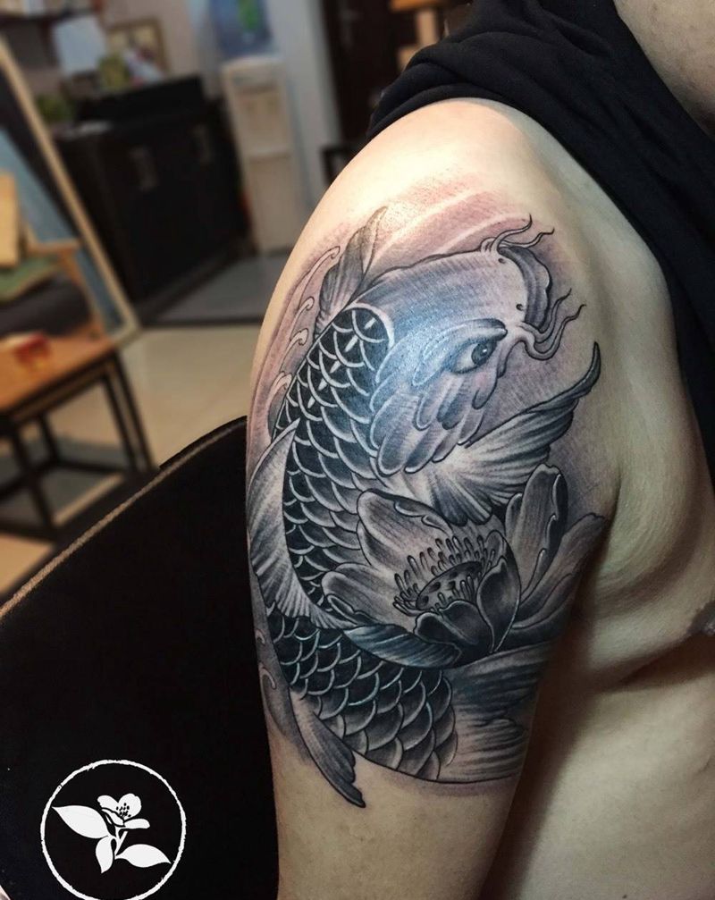 鱼纹身图片