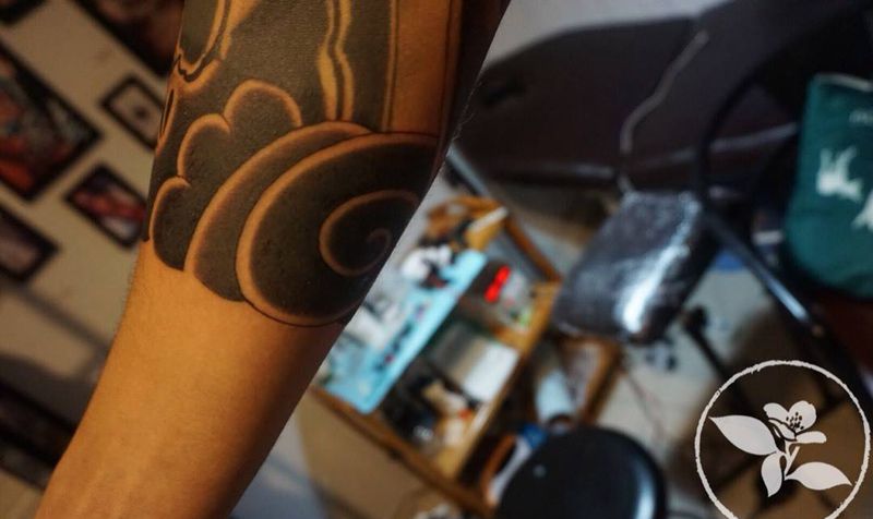 接老传统纹身图片