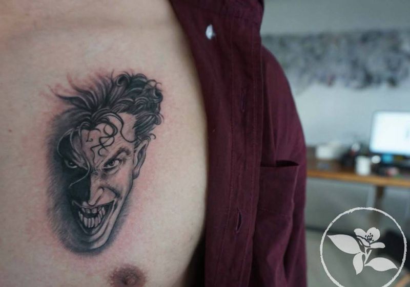 joker纹身图片