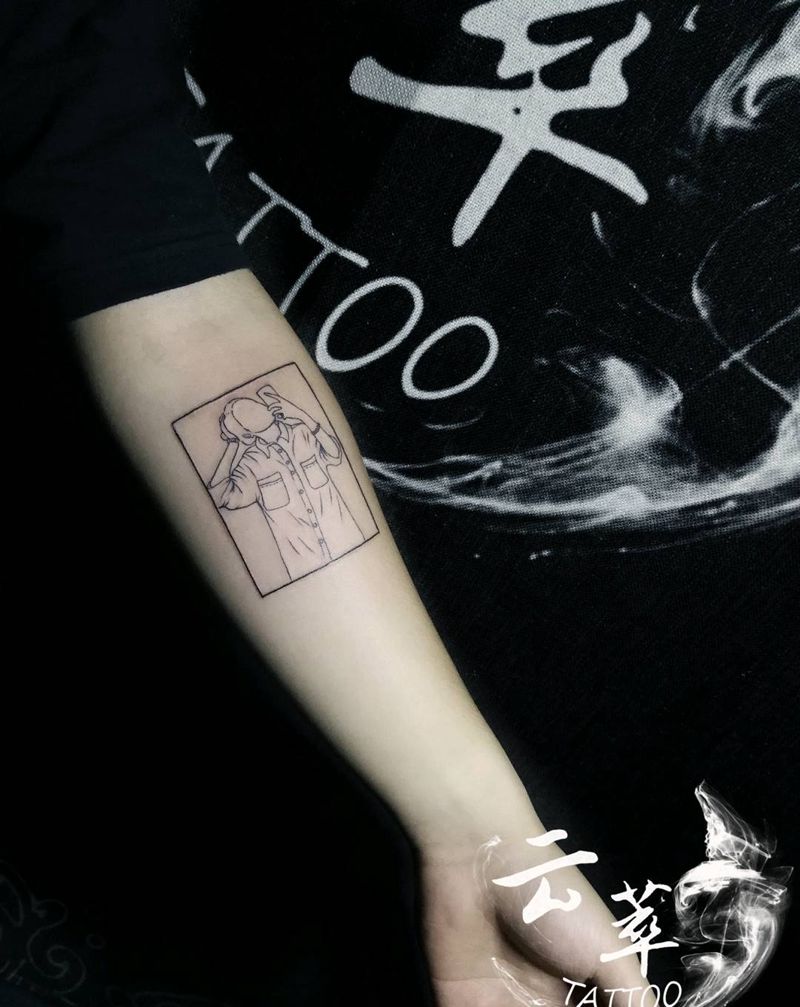 速写纹身图片_手部纹身图案