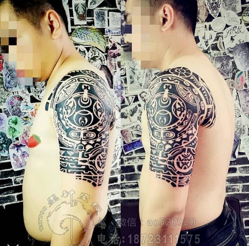 玛雅图腾纹身图片