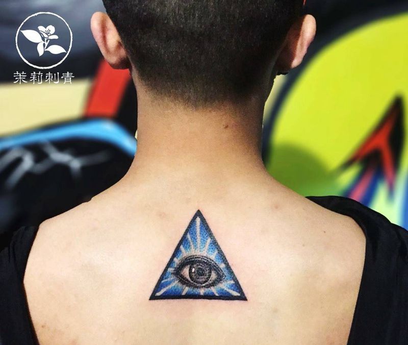 全视之眼纹身图片