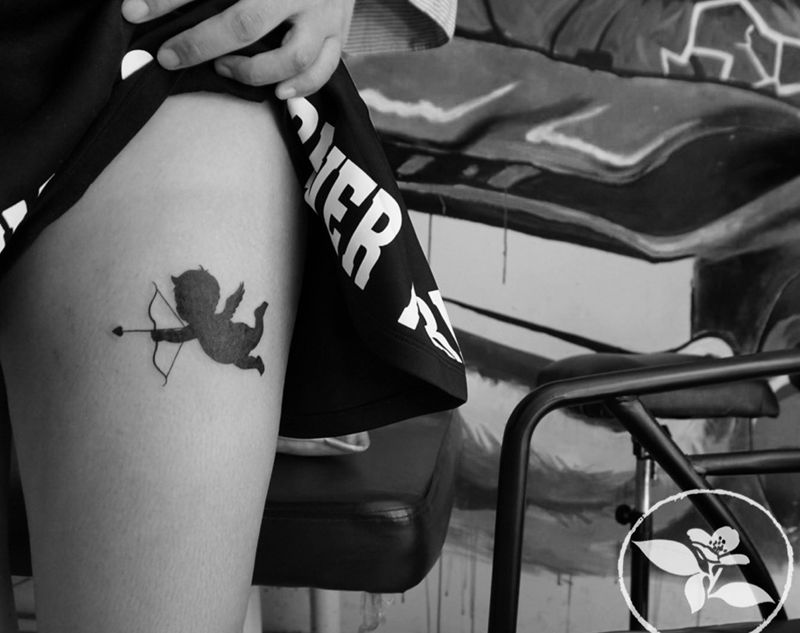 丘比特纹身图片