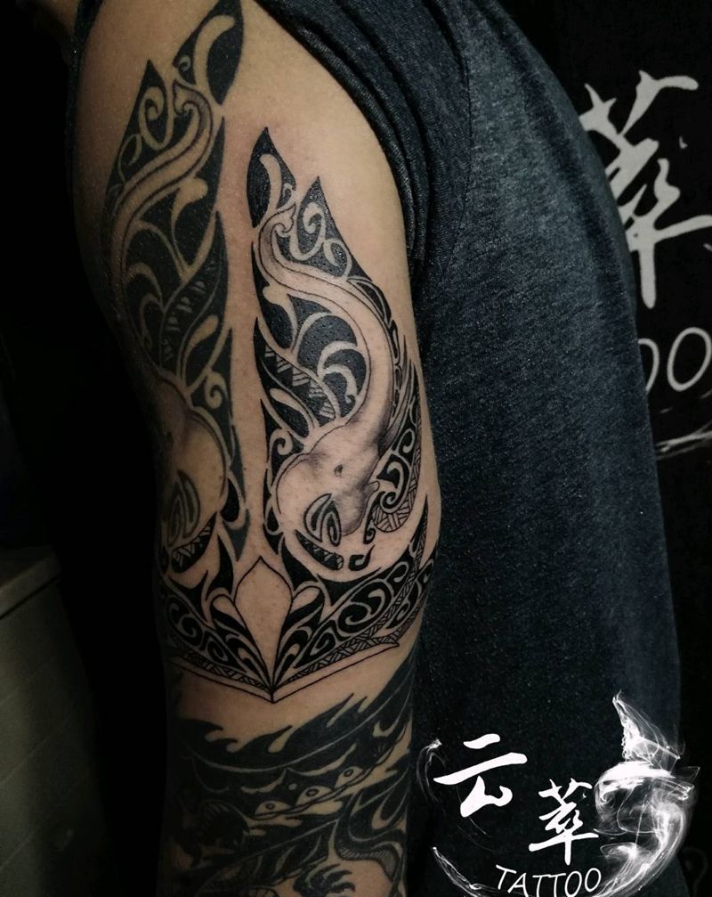 图腾纹身图片_手臂图腾纹身图案
