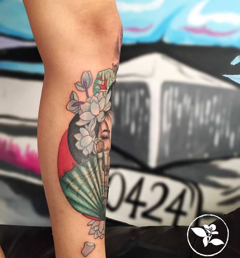 艺妓纹身纹身图片