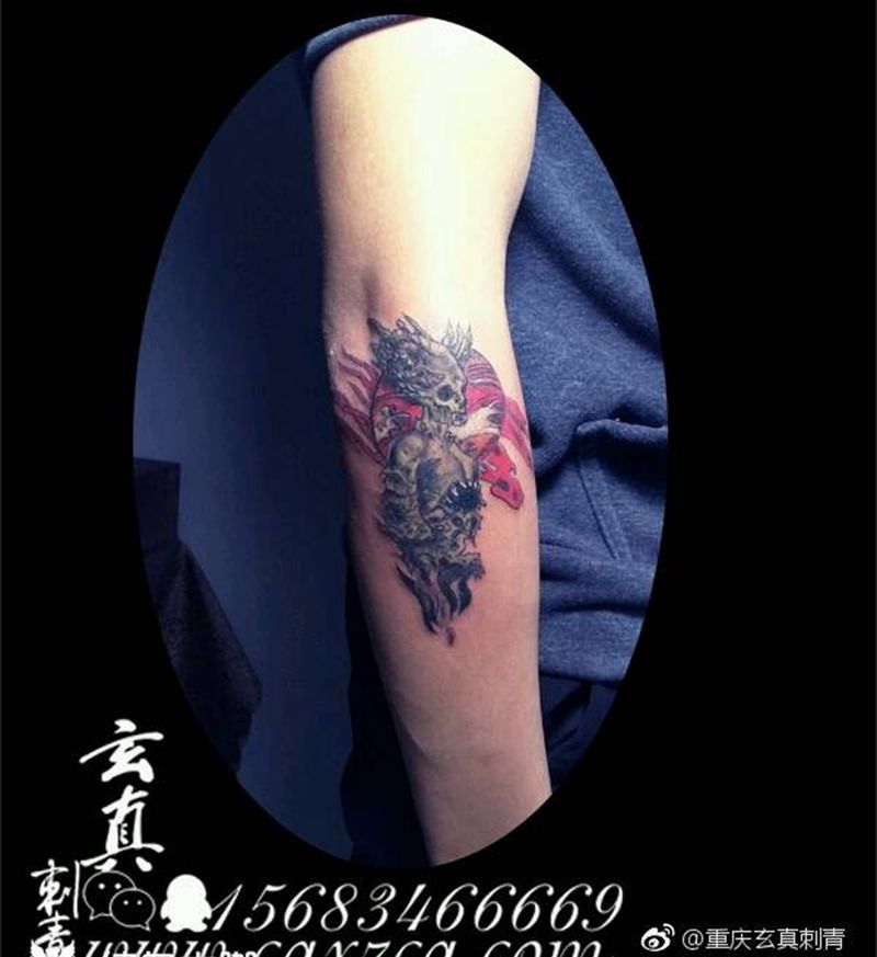 恶魔纹身图片