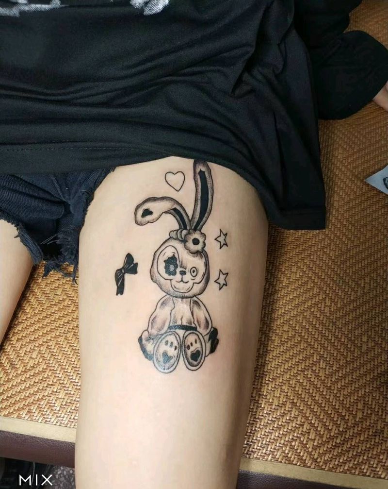 功夫兔纹身图片_Old SchoolNew School纹身图案