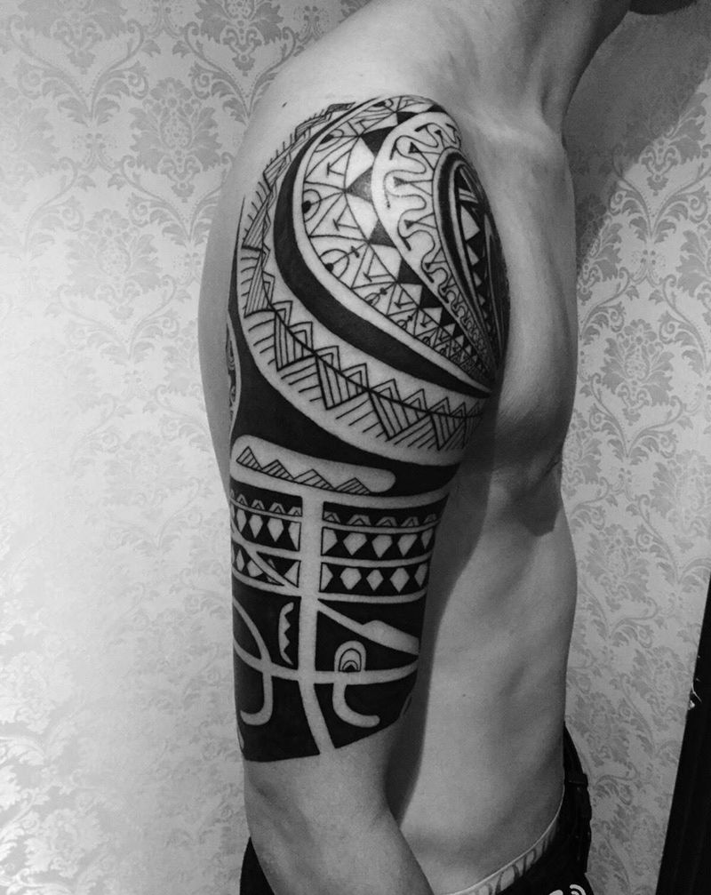 毛利人图腾纹身图片