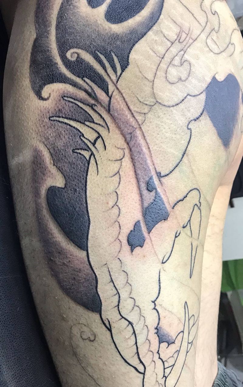 一次一丢丢纹身图片