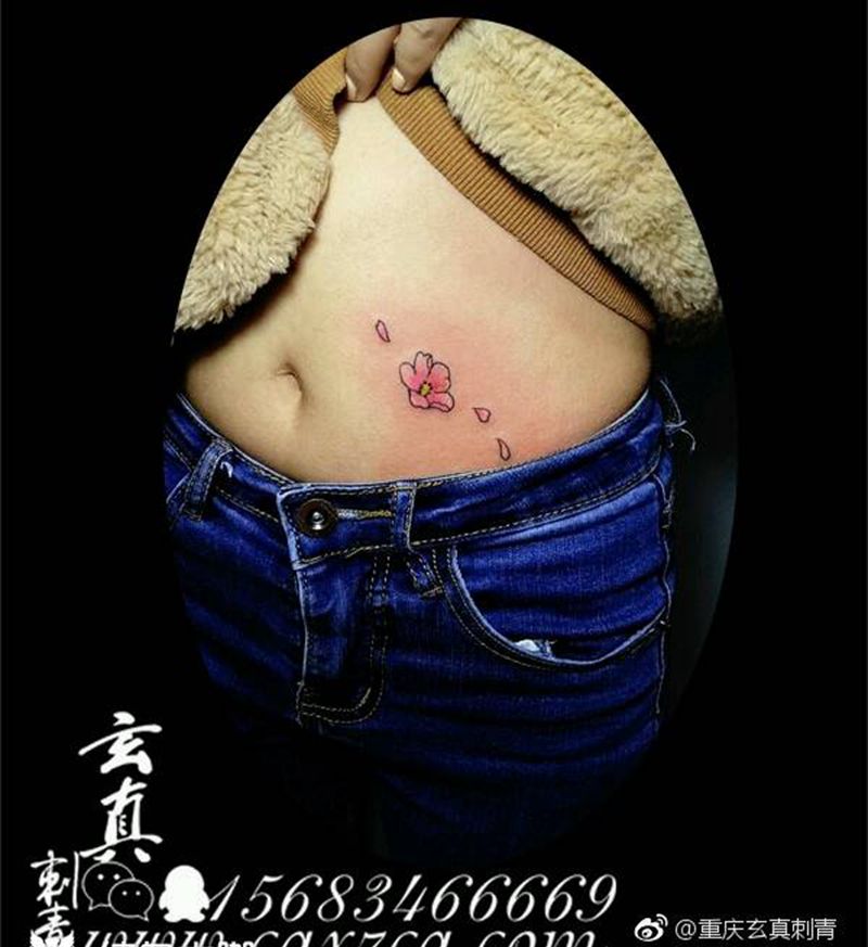 樱花纹身纹身图片