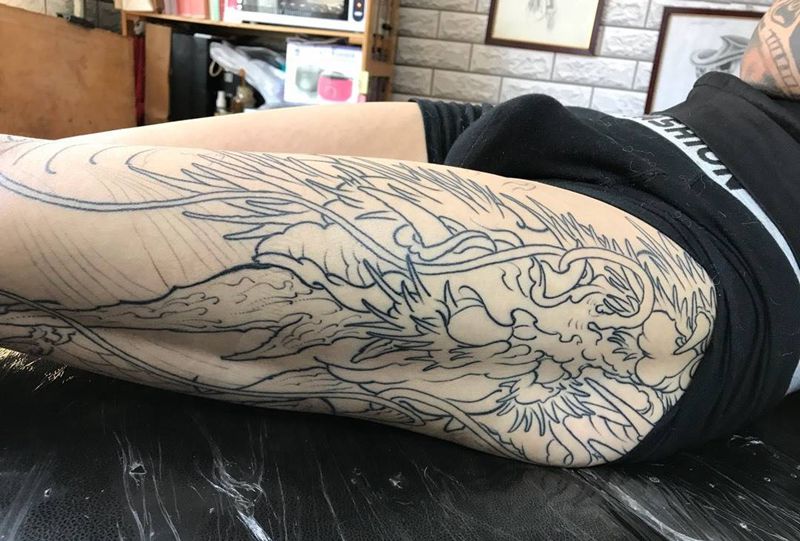 越来越慢越来越疼纹身图片