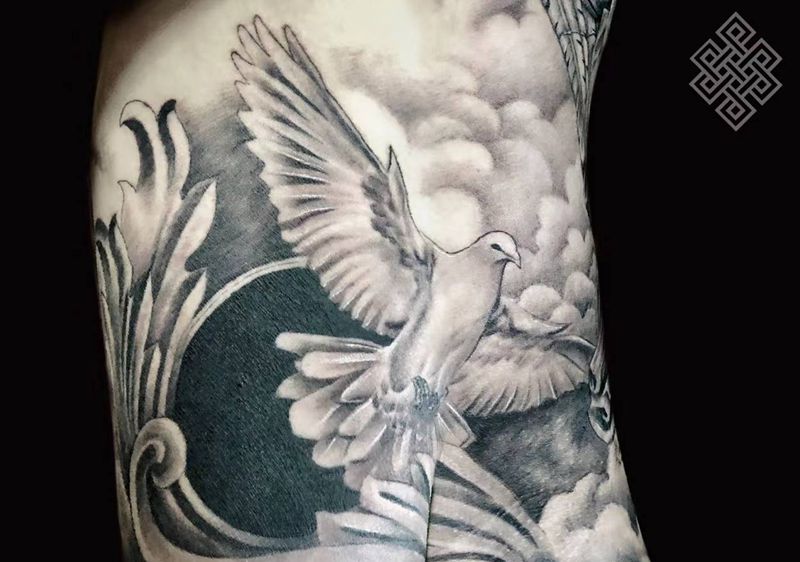 写实花臂纹身图片_手臂欧美写实纹身图案