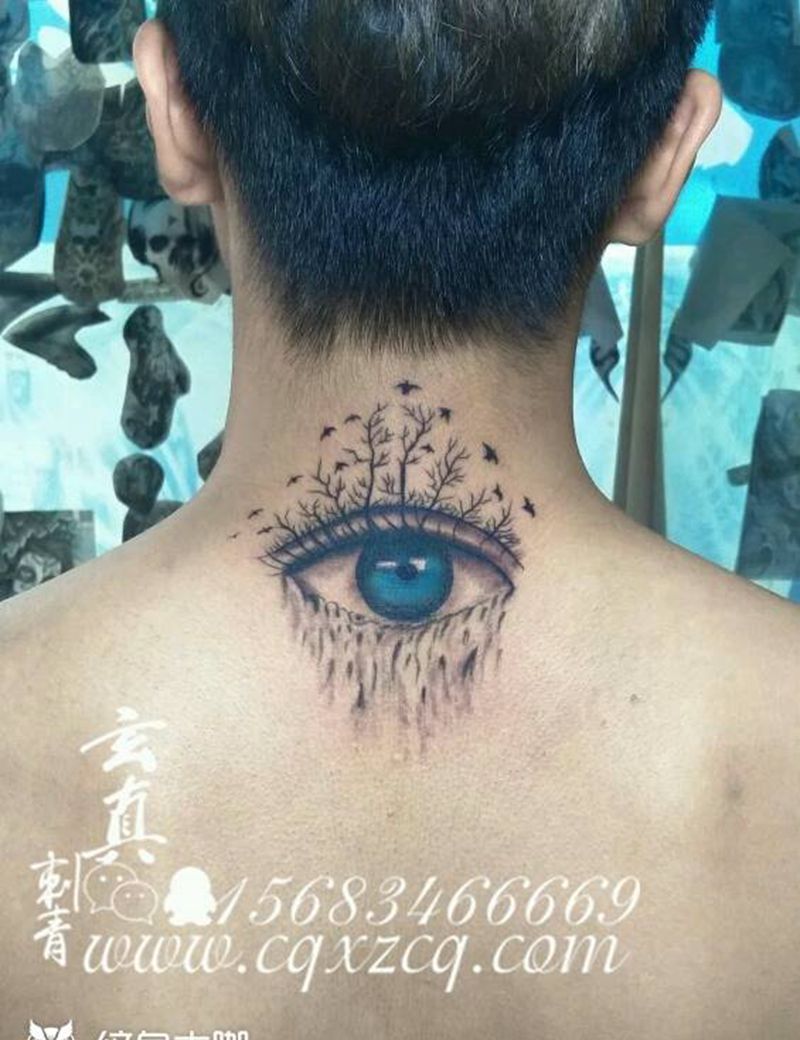 眼睛纹身纹身图片