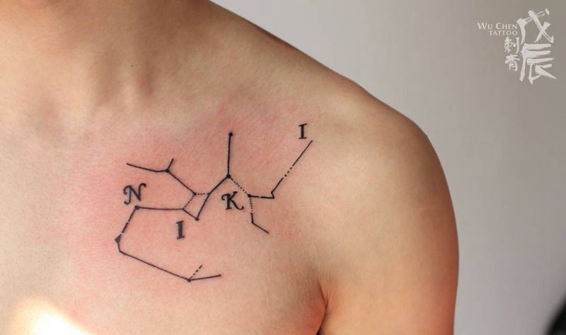 星座的意义纹身图片