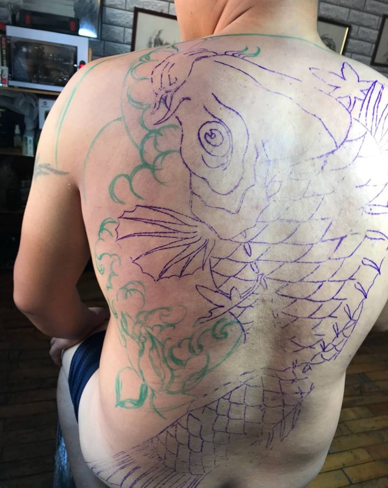 老传统走起纹身图片