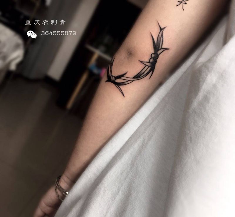 荆棘纹身图片_手部手臂Old SchoolNew School荆棘纹身图案