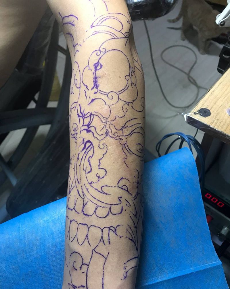待续纹身图片
