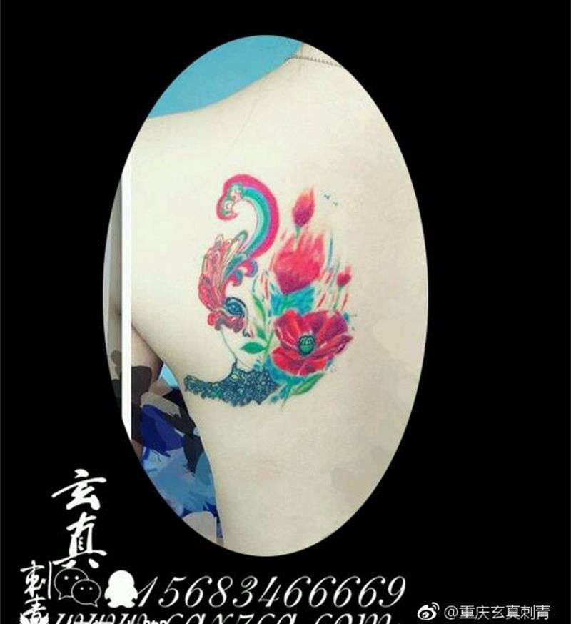 原创水彩纹身图片