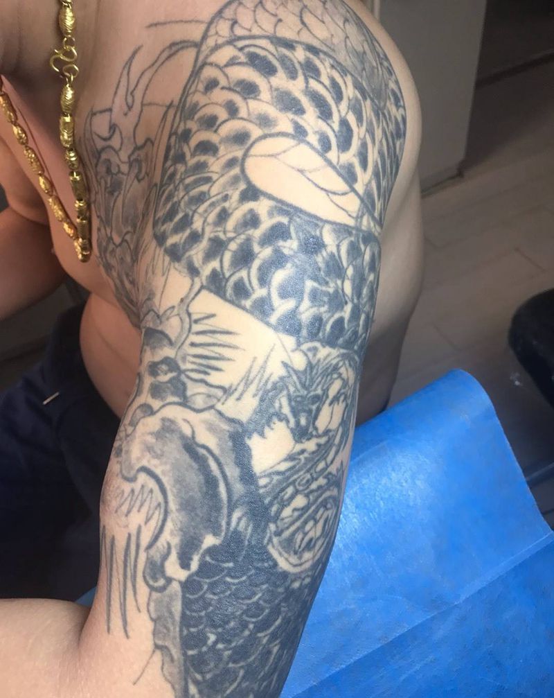 洗文身纹身图片