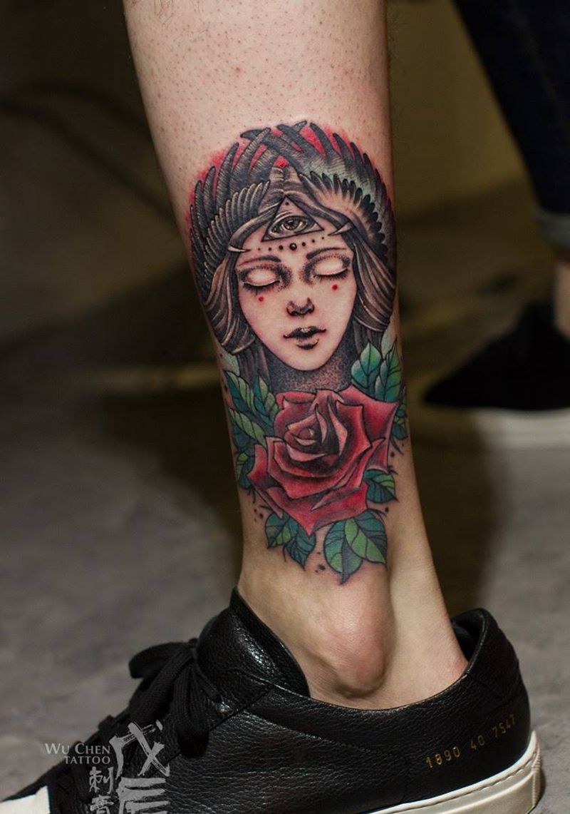 遮盖作品纹身图片_成品腿部欧美人物遮盖遮盖欧美欧美刺青纹身图案