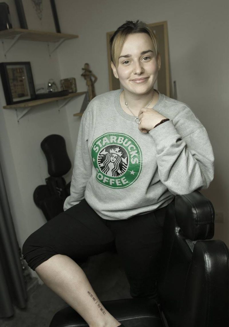 热爱中文的异国朋友纹身图片_成品颈部肩部手臂腿部背部传统国画字符图腾纹身图案