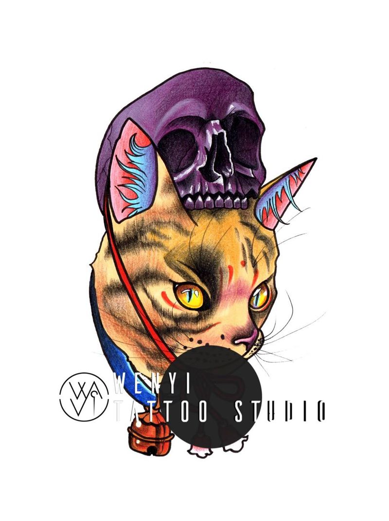 文一刺青——茨木    手稿展示纹身图片_成品手稿原创传统欧美纹身图案