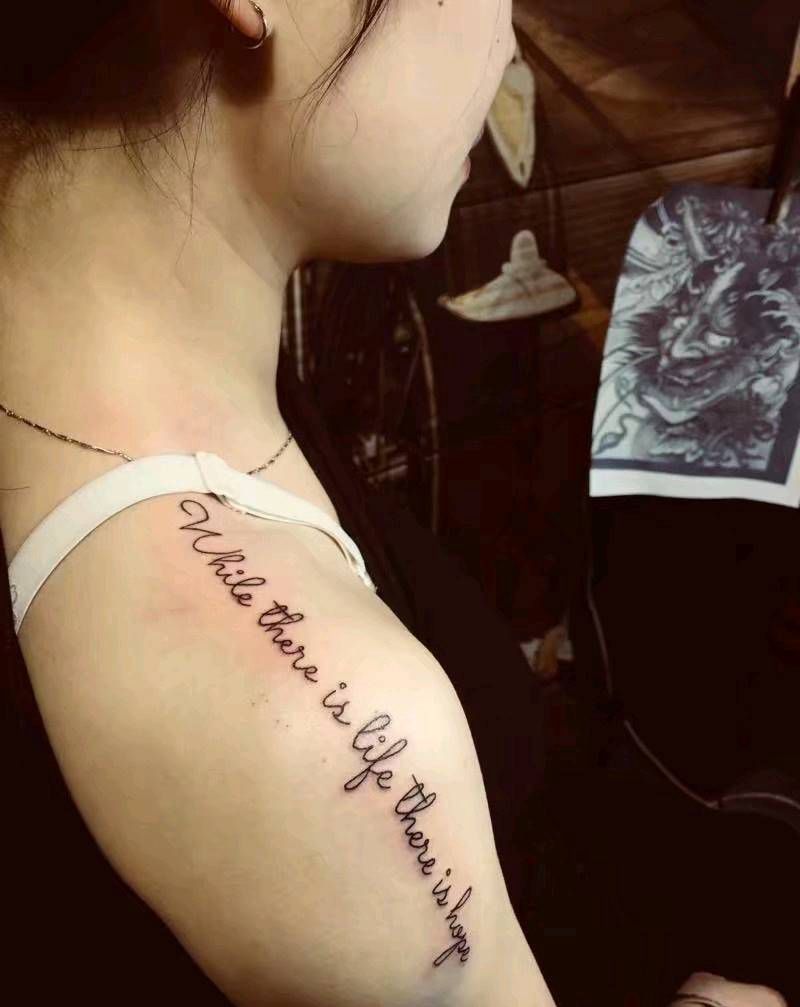 英文字母纹身图片